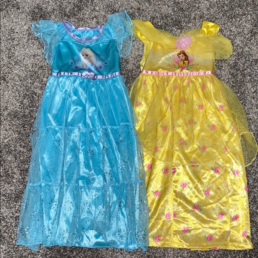 Frozen and Belle Pajamas